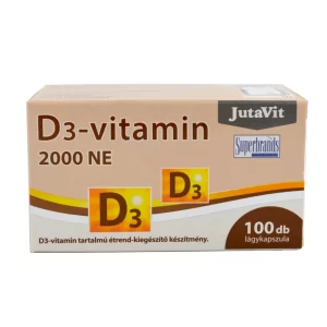 Jutavit Vitamin D3 2000IU meke kapsule a100