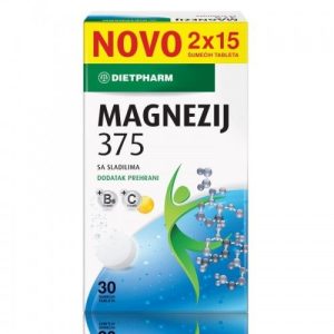 Dietpharm Magnezij 375 šumeće tablete 2x15 a30