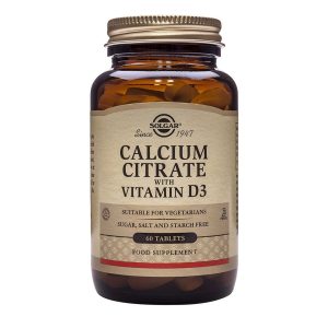 Solgar Kalcij citrat plus vitamin D tablete a60