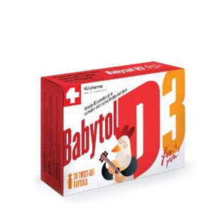 4U pharma Babytol D3 30 twist - off caps kapsule a30