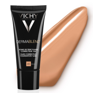 Vichy Dermablend korektivni tečni puder SPF 35 - nijansa 45 Gold, 30 ml