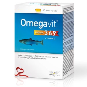 Apipharma Omegavit® 3-6-9 meke kapsule a60