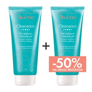 Avène Cleanance gel za čišćenje duo 2x200 ml -50% drugi artikl