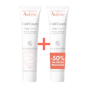 Avène Cold Cream krema 2×40 ml -50% drugi artikl