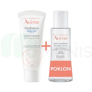 Avène Hydrance Légère lagana hidrirajuća emulzija 40 ml + POKLON micelarni losion 100 ml