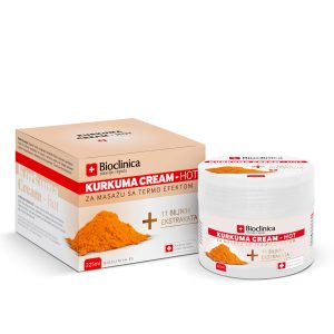 Bioclinica Kurkuma cream hot za masažu sa termo efektom 225 ml