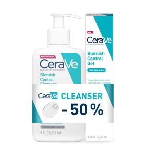 CeraVe Blemish Control Cleanser 236 ml -50% + Blemish Control Gel 40 ml