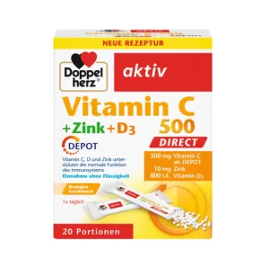 Doppelherz Vitamin C + Cink + D3 Direkt vrećice a20