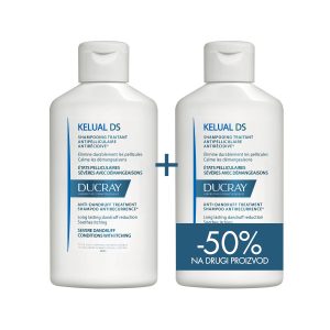 Ducray KELUAL DS šampon protiv peruti 2x100 ml - PROMO