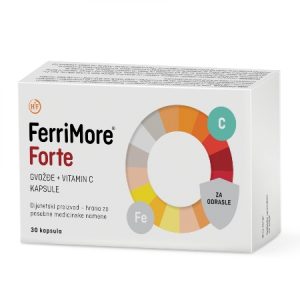 FerriMore Forte Gvožđe + Vitamin C kapsule a30