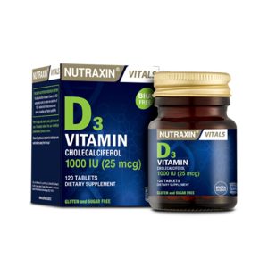 Nutraxin Vitamin D3 1000 IU tbl a120