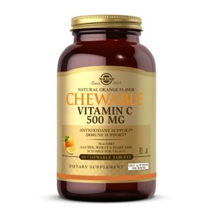 Solgar Vitamin C 500 za žvakanje, okus naranče tablete a90