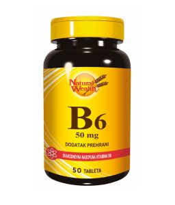 Natural Wealth Vitamin B6 tablete a50