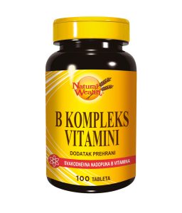 Natural Wealth B kompleks vitamini tablete a100