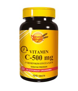 Natural Wealth Vitamin C 500 mg s vremenskim otpuštanjem tablete a100