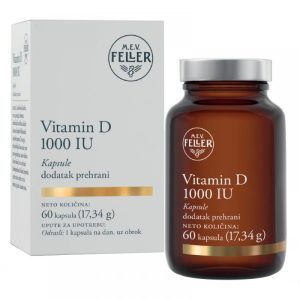 M.E.V. Feller® Vitamin D 1000 IU kapsule a60