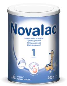 Novalac 1 početna mliječna hrana za dojenčad 400 g